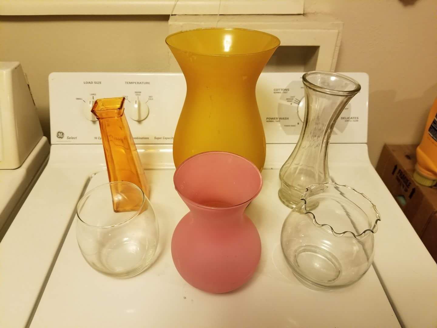 Lot of misc vases $5.00
