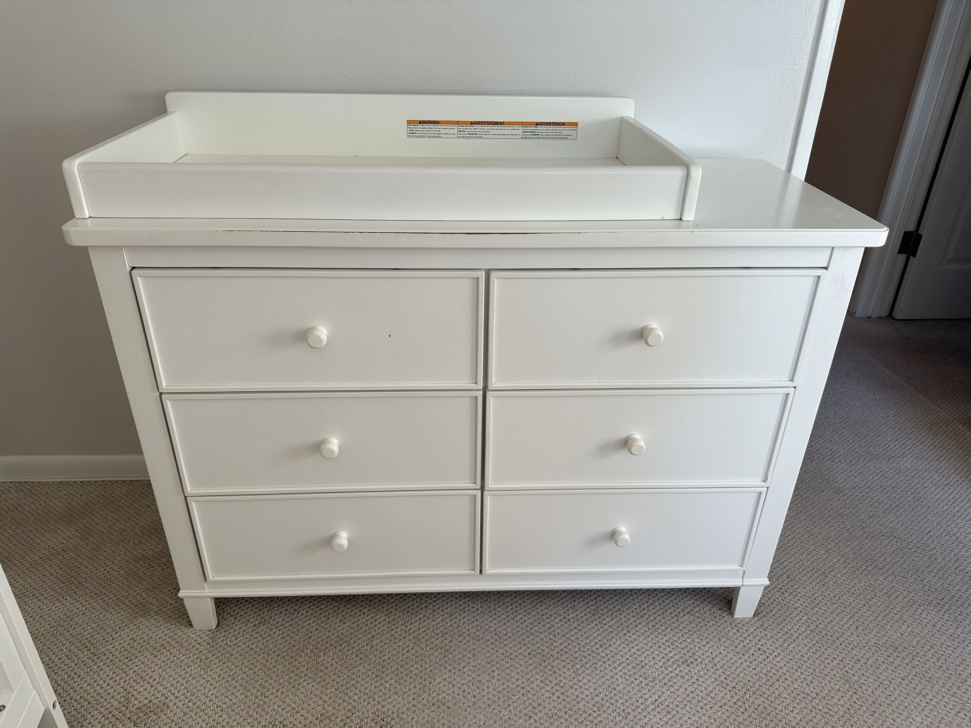 Children’s Dresser With Change Table