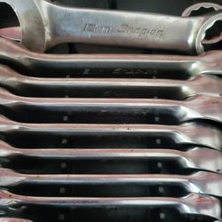 Snap On Stubbie Wrech Set Used 