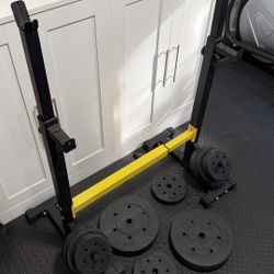 Barbell Rack & Weights