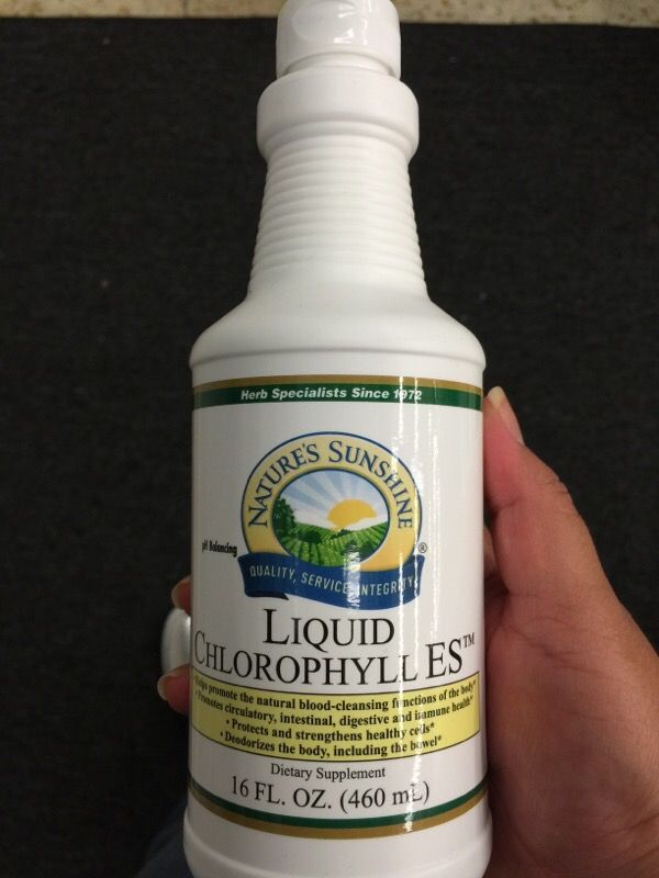 Nature's Sunshine clorofila