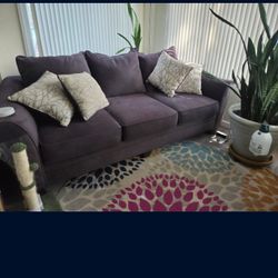 2 DARK GRAY SOFAS