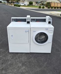  Speed Queen Coin Operated Commercial Washer & GAS Dryer Set 