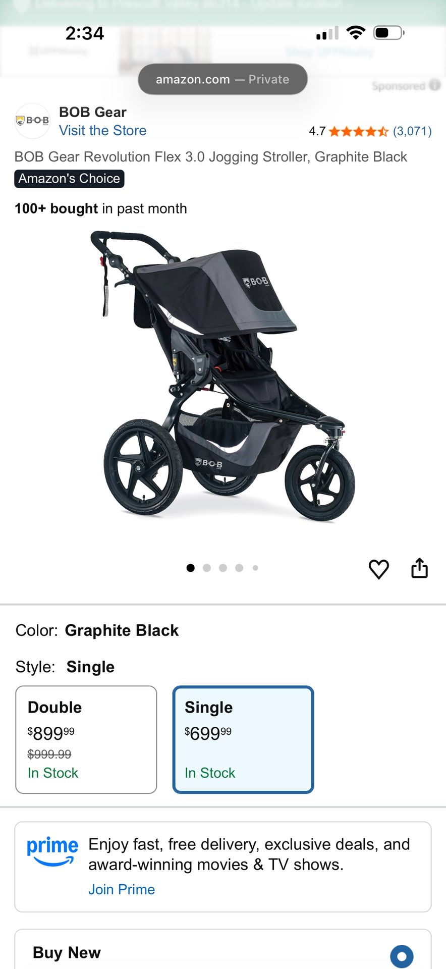 Jogging Stroller 
