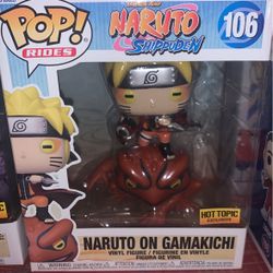 naruto on gamakichi funko pop