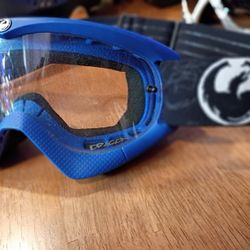Dragon blue goggles