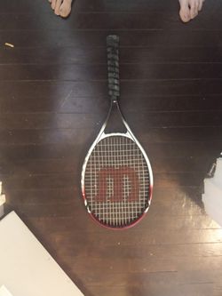 Wilson impact titanium tennis racket 4 and 3/8