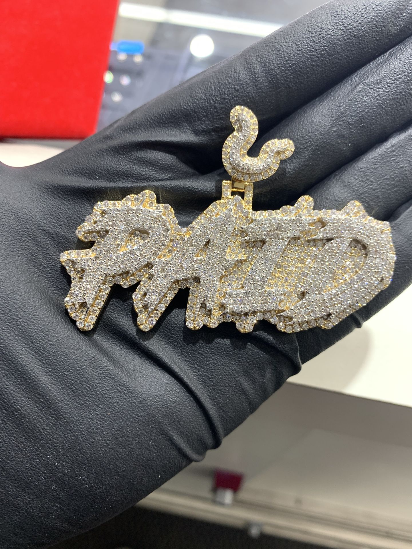 10K Diamond Custom Charm