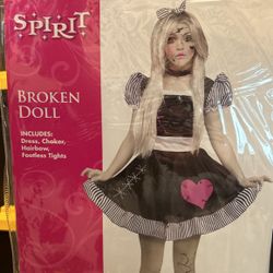 Broken Doll Costume-Adult Size-Small/Brand New