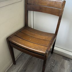 Sturdy Comfortable Wooden Chair 