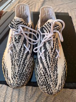 Zebra Yeezys