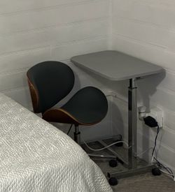 Adjustable Desk and chair -Over the bed, couch, chair 99 for both!