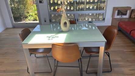 Dining table with chairs