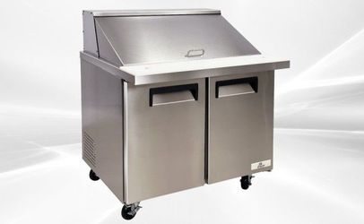 NSF Sandwich Prep Table mega 36 ins SCLM2-36-E-HC