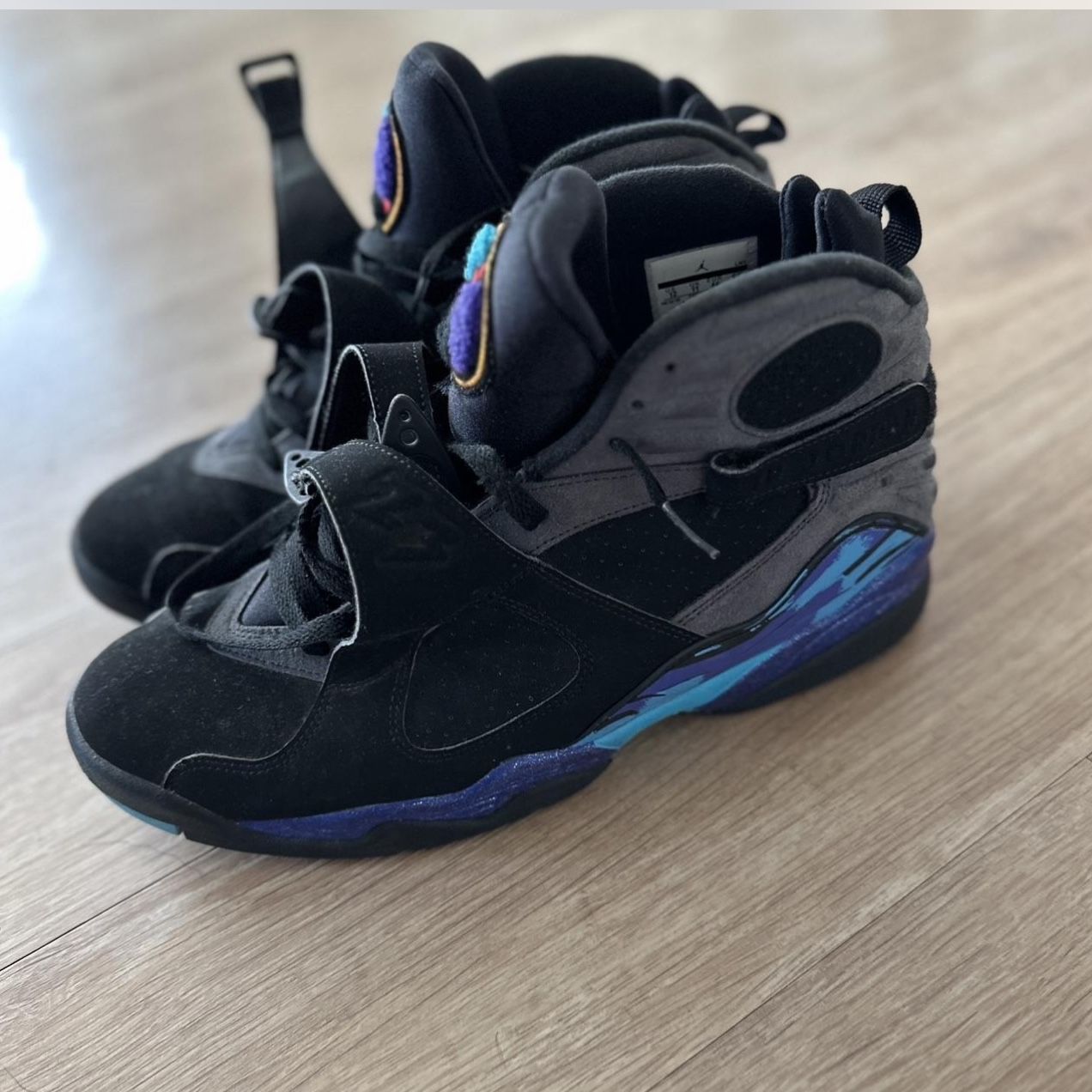 Aqua 8s Size 12