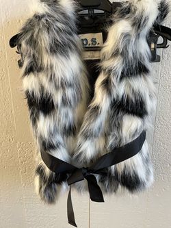 P.S. Kids Faux Fur Vest Size 10
