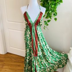 Women Ladies Boho Floral Maxi Dress Cocktail Party Evening Summer Beach Sundress one size 