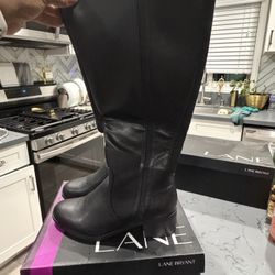 BRAND NEW 8W Lane Bryant Wide Calf Boots 