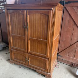 Record Player Entertainment Center