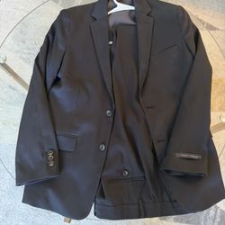 Big Boys Black Suit Size 16