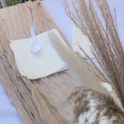 Beige Table Runner
