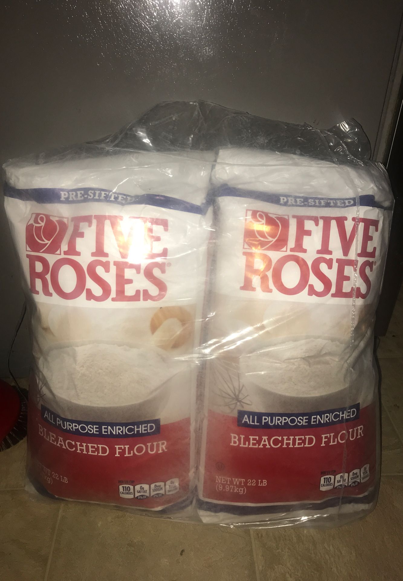 Five Roses flour 22 lb each total 44 lb