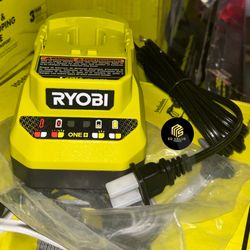 Ryobi ONE+ 18V Lithium-Ion Charger. Class 2 Battery Charger