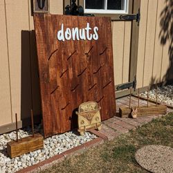 Donut Wall And Donut Stands