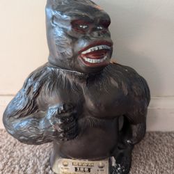 Vintage 1976 KING KONG JIM BEAM 10" DECANTER