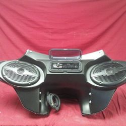 Harley Davidson Headlight Stereo Fairing Road King Street Electra Ultra Glide Touring 6 x 9