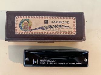 Suzuki Hammond HA-20 Diatonic Harmonica - Key of C - Never Used with Case