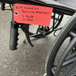 #10 Reclining/Tilt Wheel Chair
