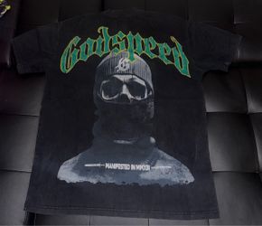 Godspeed Balacava TShirt Black Size XL