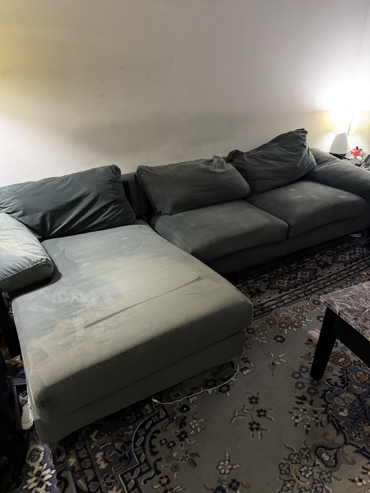 Martello 101" Left Hand Facing Sectional by Mercury Row