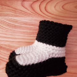 Baby Socks Hand Knitting  Foot Warmers Size  0  -9month  