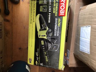 Ryobi 40v Cordless Chainsaw 