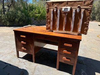 Wood desk