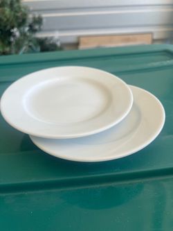 White Ceramic Dinner Saucer