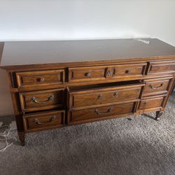 wooden dresser