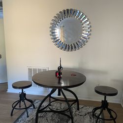 Dining Table and 2 Stools