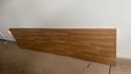 Faux Wood Tabletop / Desktop — Brown Wood Finish