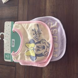 Disney Minnie Mouse Baby Bibs And Onesie