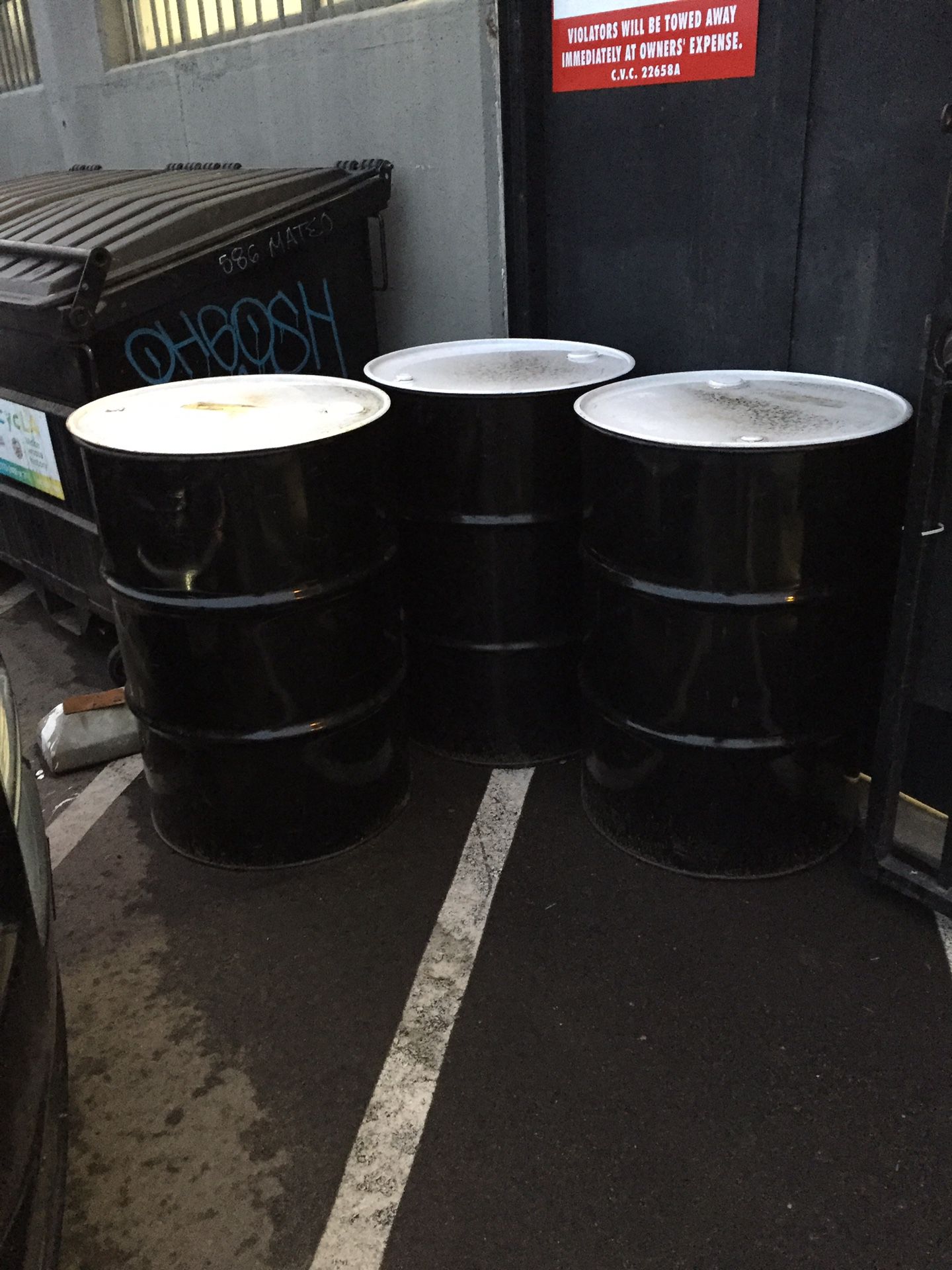 Free 55 gallon drums