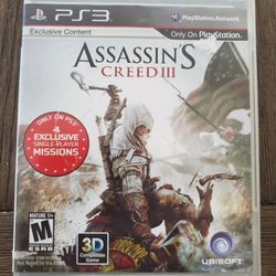 ASSASSIN'S CREED III