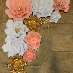 Paper flowers/flores de papel
