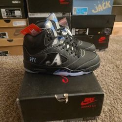 Awake NY X Air Jordan 5 Retro "Black Racer Blue"
