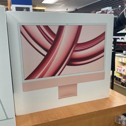 Pink Apple iMac M3 Chip 8GB Ram 256 GB Ssd