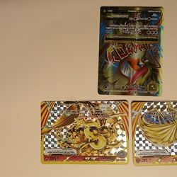 Pokemon Break & EX Cards (LOT OF 3 )