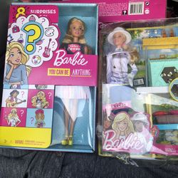 Barbie play sets 