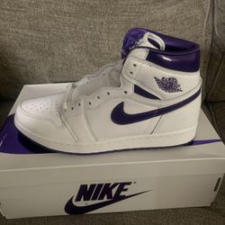 Air Jordan 1 High OG WMNS COURT PURPLE SIZE 11 In Women’s 9.5 In Men’s
